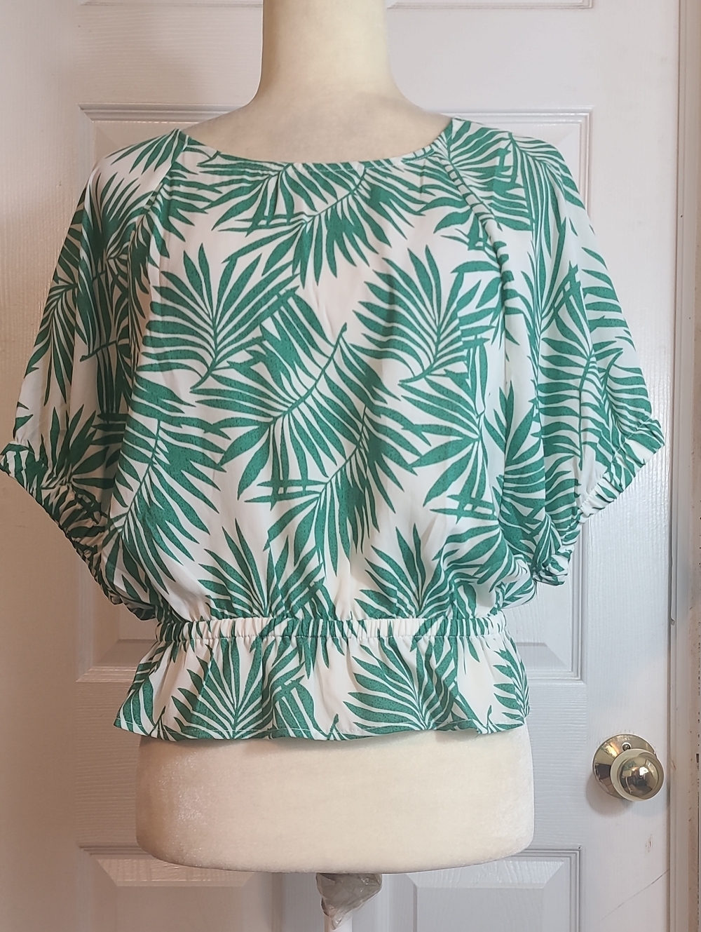 Allie Rose Palm Leaf Blouse